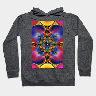 symmetrical abstract design Hoodie